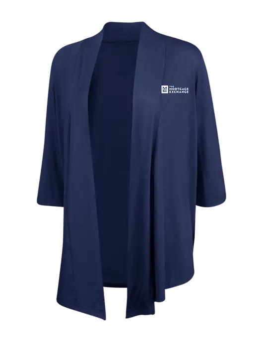 Dress Navy Blue Womens Concept Shrug w/Mortgage Exchange Logo