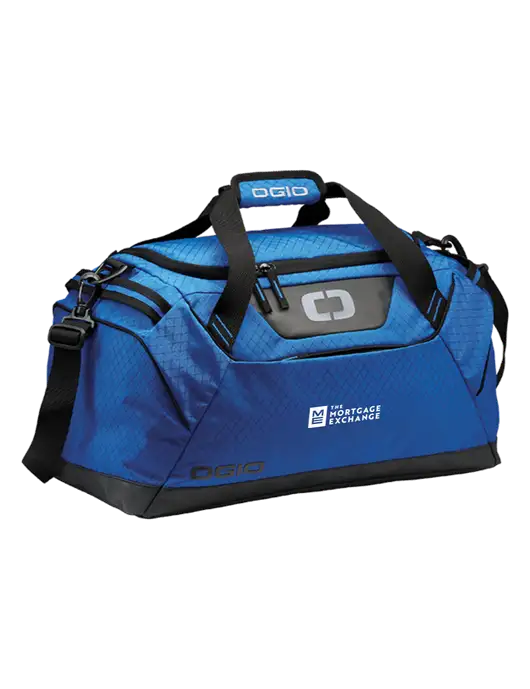 OGIO Royal Blue Catalyst Duffle
 w/Mortgage Exchange Logo