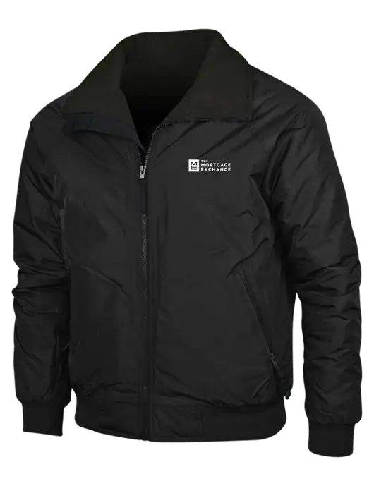 True Black/True Black Classic Challenger Jacket w/Mortgage Exchange Logo
