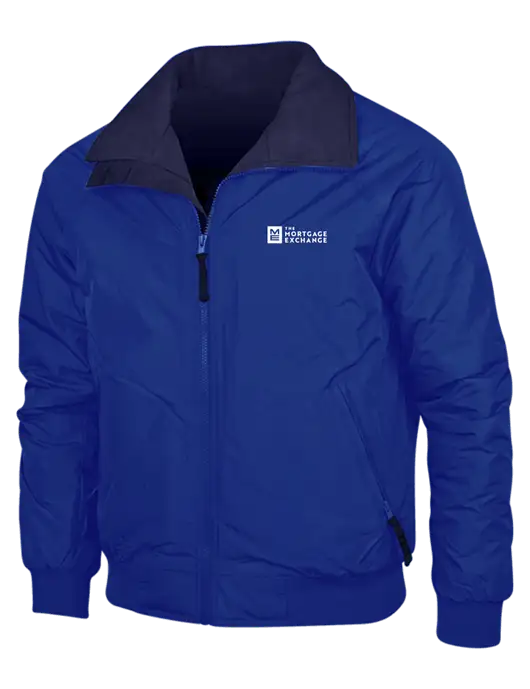 Dark Royal/Navy Classic Challenger Jacket w/Mortgage Exchange Logo