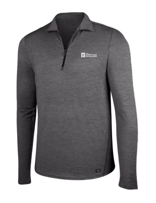 OGIO Gear Grey Heather Endurance Force 1/4 Zip w/Mortgage Exchange Logo