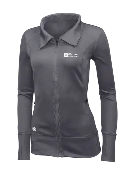 OGIO Dark Grey Womens Endurance Fulcrum Full-Zip w/Mortgage Exchange Logo