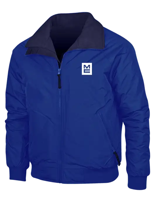 Dark Royal/Navy Classic Challenger Jacket w/ME Stacked Logo